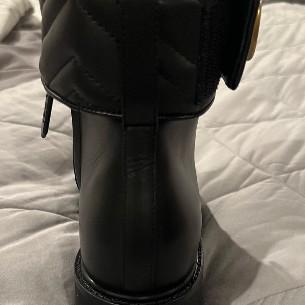 Women’s ankle boot with double G - Picture 6 of 9